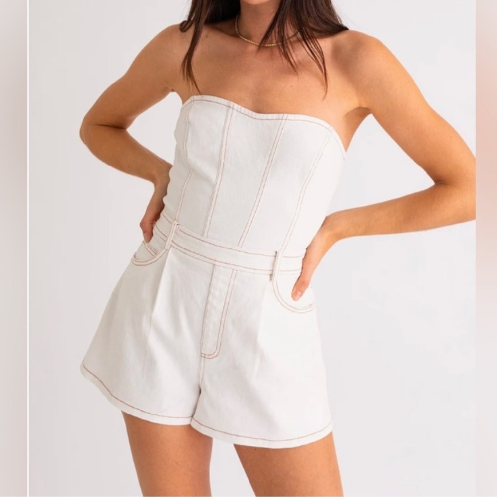 Leli’s Denim Romper